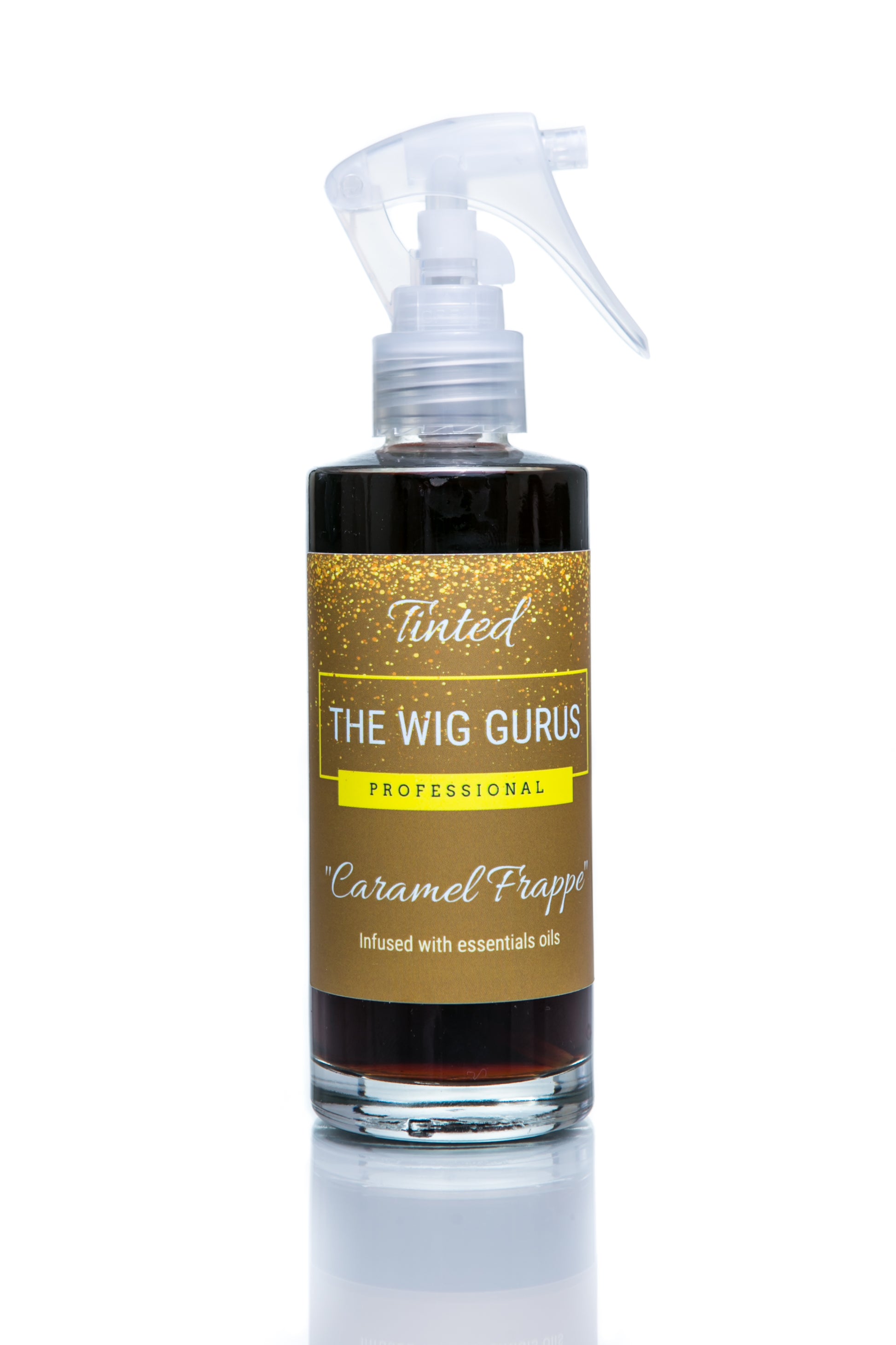 The Wig Gurus Lace tint in Caramel Frappe.. Lace Wigs and Lace Frontal Lace closure Tint in Caramel Frappe. Professional formula Lace tint spray 